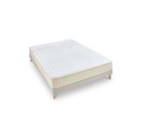- Ensemble SYMPHONIE 2.0 160x200 cm - Matelas Mémoire de forme + Sommier Bois