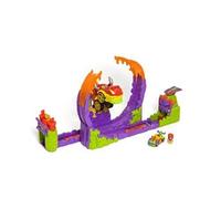 T-Racers Dragon Loop - Looping Dragon, Pilote et Voiture Exclusive, Piste de Voiture Jouet