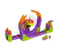 Ensemble T-Racers Dragon Loop Action Figure Tiki Twist Lanceur