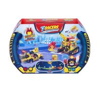 Ensemble T-Racers S Figurine Turbo Crane véhicule et grue