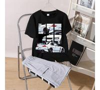 Ensemble t-shirt à col ras-du-cou à manches courtes et short avec imprimé graphique de voiture pour garçons préadolescents 8Y,9Y,10Y,11Y,12YVoiturePolyester,Tissu tricoté