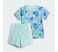 ENSEMBLE T-SHIRT ADIDAS DISNEY LILO ET STITCH Semi Flash Aqua / Multicolor 3-6M