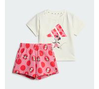 adidas Kids' ENSEMBLE T-SHIRT DISNEY MINNIE MOUSE, Off White/Pink Fusion/Pure Ruby, 18-24M