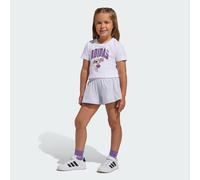 ENSEMBLE T-SHIRT ADIDAS DISNEY MINNIE MOUSE White / Semi Ice Tangerine 5-6A