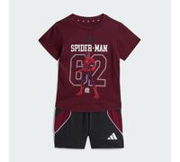 adidas Mixte bébé Marvel Spider-Man Set Track_Suit, maroon/black, 3-6 Months