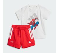 ENSEMBLE T-SHIRT ADIDAS MARVEL SPIDER-MAN White / Grey Two 3-6M