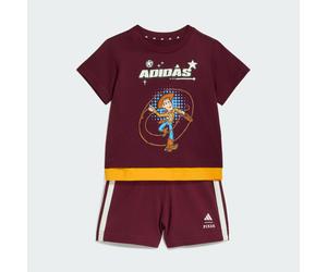 ENSEMBLE T-SHIRT ADIDAS PIXAR TOY STORY Maroon / Off White 12-18M
