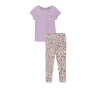 Ensemble t-shirt basique et leggings Ã imprimÃ© all-over fille s.Oliver Violet 10 ans