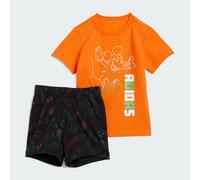 Ensemble t-shirt Disney Mickey Mouse pour enfants Semi Impact Orange / Off White 18-24M