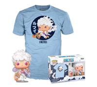 Funko T-shirt One Piece Luffy Fifth Gear – Figurine en vinyle – Bleu XL