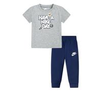 Ensemble t-shirt et jogging bébé garçon Nike SOA Fleece - Bleu - Molleton ultra-doux 18 mois