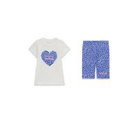 Ensemble t-shirt et legging capri bÃ©bÃ© fille Guess Blanc 18 mois
