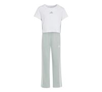 Ensemble t-shirt et pantalon fille adidas Essentials Blanc 3/4 ans