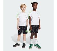 ADIDAS ORIGINALS Set 'Adidas Originals x Minecraft' gris foncé / vert clair / noir / blanc, Taille 104