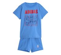 Ensemble t-shirt et short bÃ©bÃ© adidas Marvel Avengers Bleu 0/3 mois