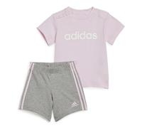 Ensemble t-shirt et short bébé adidas Essentials Rose 18/24 mois Unisex