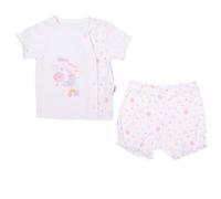 Ensemble t-shirt et short bébé en coton bio sleep time rose 0/3M(50/60)
