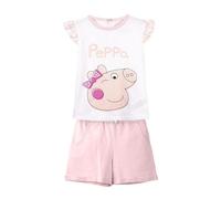 Ensemble t-shirt et short bébé fille - Cerda - Peppa Pig - French Terry - Confort optimal - Design ludique 18 mois