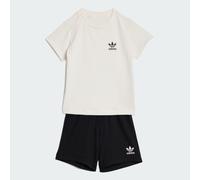ENSEMBLE T-SHIRT ET SHORT BORD-CÔTES COUPE STANDARD Black 3-4A