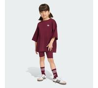 ENSEMBLE T-SHIRT ET SHORT DE CYCLISME Maroon 4-5A