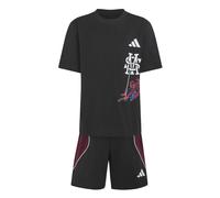 Ensemble t-shirt et short enfant adidas Marvel Spider-Man Noir 5/6 ans