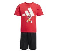 Ensemble t-shirt et short enfant adidas x Disney Mickey Mouse Rouge 2/3 ans