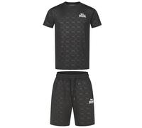 Lonsdale Prestwood Short Sleeve Set Noir L