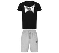 Tapout Walker Short Sleeve Set Noir,Gris S