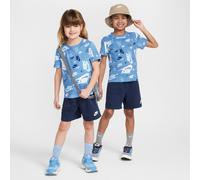 Ensemble t-shirt imprimé et short en molleton léger Nike pour enfant Midnight Navy 4