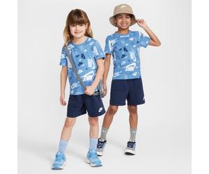 Ensemble t-shirt imprimé et short en molleton léger Nike pour enfant Midnight Navy 6