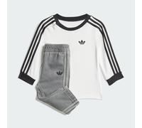 Ensemble t-shirt manches longues denim Enfants White / Black 12-18M