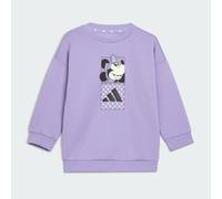 ADIDAS SPORTSWEAR Survêtement 'Disney Minnie Maus' crème / violet clair / noir, Taille 104