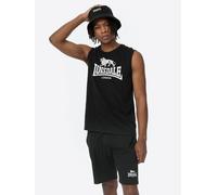 Ensemble T-shirt sans manches & short homme coupe normale ALLANTON Black/White M Lonsdale