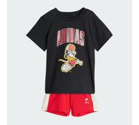 Ensemble adidas Disney Mickey Mouse noir blanc pur bébé - 74