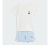 ENSEMBLE T-SHIRT SHORT DISNEY ADIDAS White / Multi / Crystal Sky 9-12M