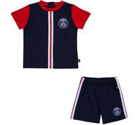 Ensemble T-shirt + Short - PARIS SAINT GERMAIN - Bébé - Coton - Manches courtes - Bleu 6 mois