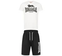 Ensemble t-shirt & shorts Lonsdale Mair Blanc 3XL