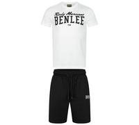 Ensemble t-shirt & shorts Lonsdale Rees Blanc S
