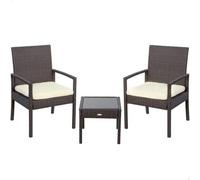 Ensemble Table Avec 2 Fauteuils Aktive Multicolore
