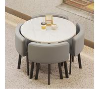 Ensemble table basse et chaise moderne pour bureau, réception, salle à manger et salle de conférence - Ensemble de meubles de loisirs élégants pour les petits espaces