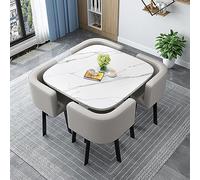 Ensemble table basse ronde encastrée et chaise pour petit bureau, salle de réception, réunions et négociations, meubles élégants à vendre magasins et zones d'attente