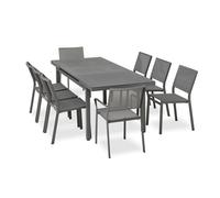 Ensemble repas DANIA 8 places en aluminium