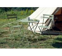 Ensemble table + chaises Fermob Bistro Ø 60 cm Cactus, 2 personnes