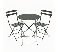 Ensemble Table + Chaises FERMOB Bistro 2 personnes - Romarin