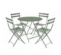 Ensemble Table + Chaises FERMOB Bistro 4 personnes - Cactus