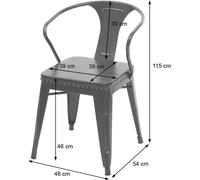 Ensemble Table De Bistrot 2x Chaises En Synthétique Marron Acier Noir Et Table En Bois Marron Clair Design Industriel Mdj04187