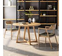Ensemble table de conférence ronde et chaise pour bureau, réception, négociation et salle à manger - Meuble de cuisine de 80 cm avec 2 chaises Design élégant et moderne pour n'importe quel espace