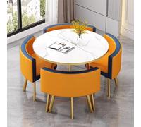 Ensemble table de réception et chaise de bureau moderne - Table basse de cuisine - Petite table de salle à manger - Meubles de salle de conférence - Sièges de loisirs pour clubs et réunions