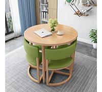 Ensemble table de réception et chaise de bureau - Table de conférence ronde idéale pour les petites réunions, les clubs, les négociations commerciales et les magasins