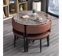 Ensemble table de réception et chaise de bureau, table de négociation de meubles de salle de conférence, table de négociation avec chaises, petite table basse, idéale pour les salles de réunion